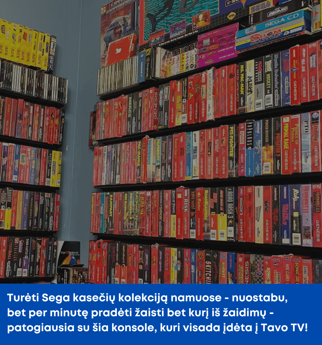 SEGA MEGA DRIVE ASAMS (16 bitų)